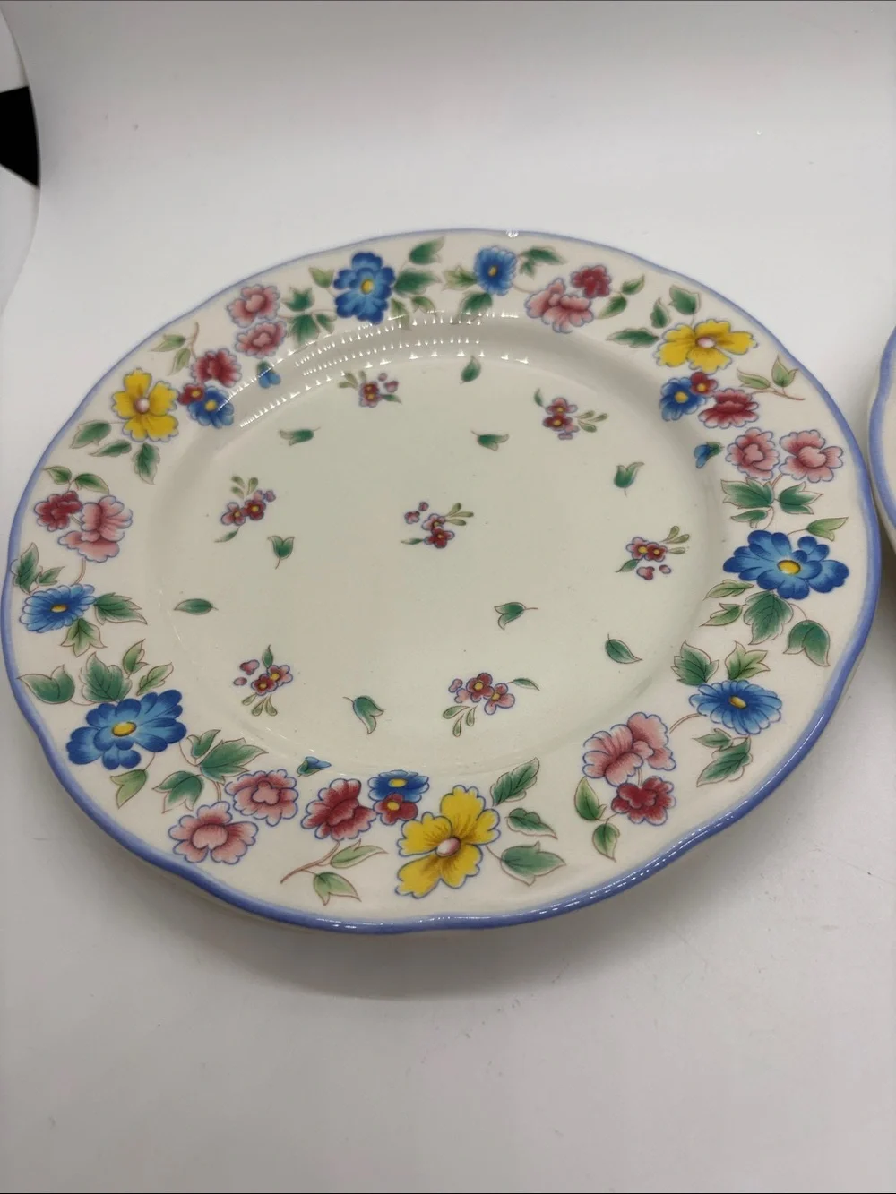Hazelbury Laura Ashley VTG Bread Butter Plates 4
